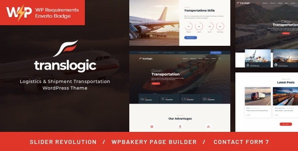 Translogic | Logistics & Shipment Transportation WordPress Theme Logo
